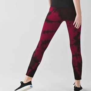 Lululemon Ebb To Street Pant Wine Berry Leggings